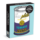 Galison Andy Warhol Paint by Number Kit, Soup Can – Includes 1 Canvas (8.25” x 10.25” x 1.75”) and All Needed Supplies – DIY Art Kit with Stunning Design, Makes a Great Gift Galison