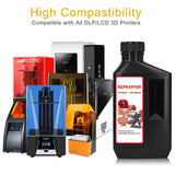 Reprapper Casting 3D Printer Resin, Castable 1kg 3D Printing, Easy to Print and Use, High Resolution 405nm Photopolymer 3D Resin for Jewelry, Bracelets and Metal Parts, Clear Yellow RepRapper