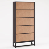 Tribesigns 70.8” Heavy-Duty Tall Bookcase & Organiser with 5-Tier Storage Shelves in Sandalwood Tribesigns