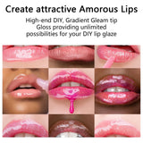 TSVATE Lip Gloss Making Kit, Lip Gloss Kit, Diy Lipgloss Set, Fun Make Your Own Lipgloss Kids Lip Gloss for Girls, Women, Moisturizing Lip Gloss Base, Jojoba Oil, Tubes, Gift for Her TSVATE