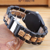 Customizable Mens Wooden Quartz Watch Retro Handmade Design Dial Lightweight Custom Watch for Women Dentily