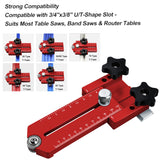 ViewReal Extended Thin Rip Jig Table Saw Band Saw Jig Table Saw Fence Guide Compatible With Most Router Table Band Saw, Table Saw Accessories For ViewReal