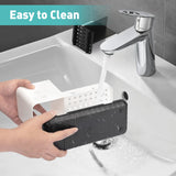 PARKMANI Bathroom Counter Organizer, Bathroom Organizers and Storage, Detachable Toothbrush Holders for Bathroom Vanity Sink Organizer (White) PARKMANI