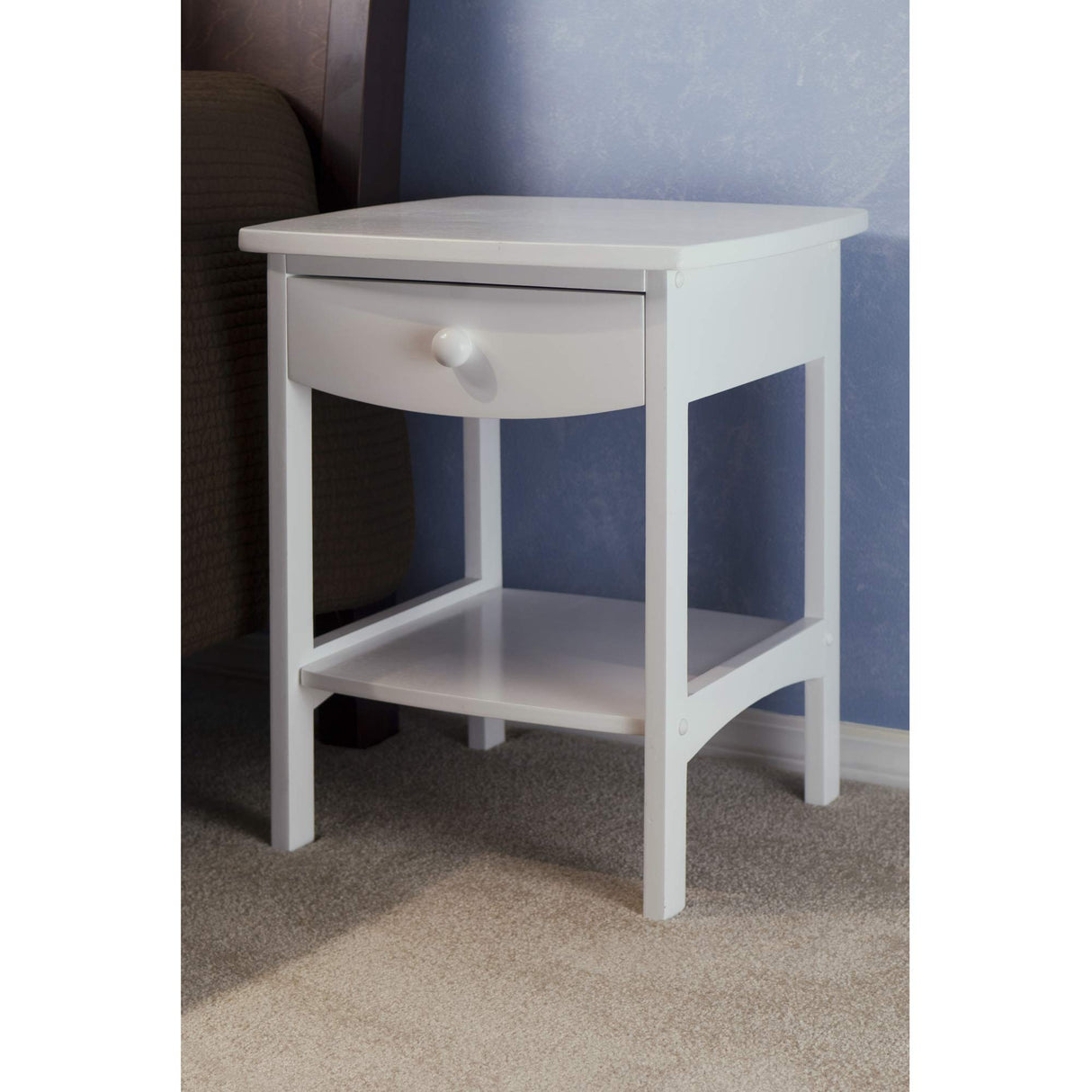Winsome Wood Claire Accent Table, White Winsome
