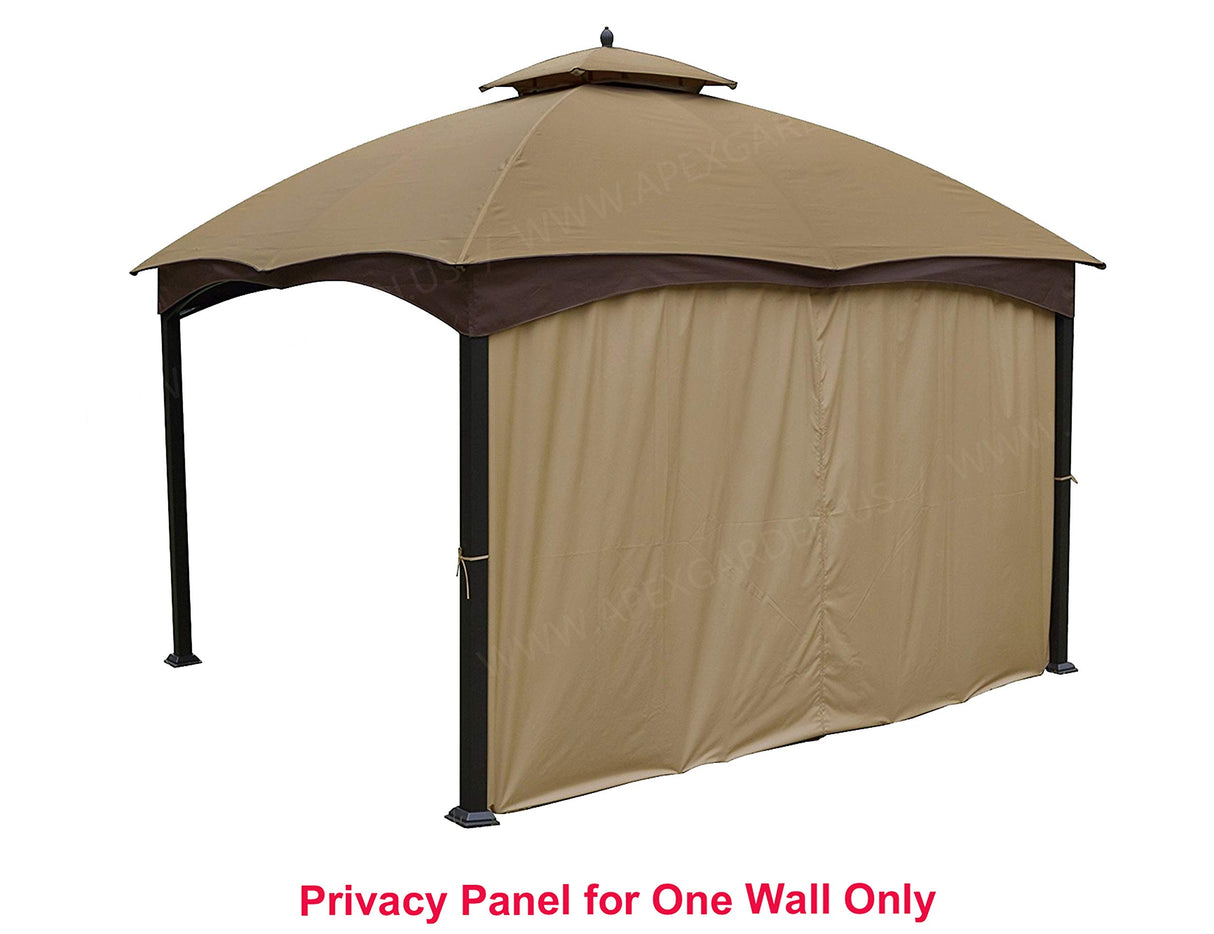 APEX GARDEN Universal 12' Privacy Panel Curtain for 10' and 12' Gazebo (Side Wall Curtain Only) APEX GARDEN