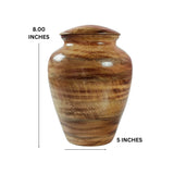 Cremation Memorial Urns for Human Ashes Adult Male Female Urns Box and Casket for Ashes Men Women Child Large Burial Funeral Urns for Ashes (A) Emporium Crafts