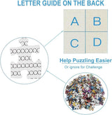 Jigsaw Puzzles for Adults 1000 Pieces-Colorful Seashell and Starfish, 1000 Piece Puzzle for Adults with Letter on Back No Dust, with 1:1 Poster(27.6"x19.7") kepovin