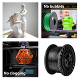 TIANSE PLA Filament 1.75mm PLA 3D Printer Filament, 5kg Cardboard Spool (11 lbs), Dimensional Accuracy +/- 0.03mm (Black 1-Pack) TIANSE