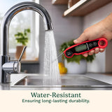 Cuisinart LCD Digital Instant Read Thermometer, Water Resistant Meat Thermometer for Home & Grill, Digital Grill Thermometer with Calibration & Backlight, Home Gadget, BBQ, Smoker, Oil Fry & Candy Cuisinart