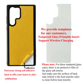 JUSTRY 5PCS Sublimation Phone Case Blanks Compatible with Samsung Galaxy S22 Ultra 5G Case,Wireless Charging Compatible Easy to Sublimate DIY Soft TPU Mobile Case with Tempered Glass Inserts JUSTRY