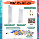 JYLMOOD Paint by Number for Adult Kits, DIY Cartoon Acrylic Oil Painting Kits for Adults Kids Beginners for Home Wall Decor Gifts 16x20 Inch (No Frame) JYLMOOD