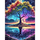 CNITUR DIY 5D Diamond Painting Kits for Adults Diamond Art Tree of Life Diamond Painting Full Drill Crystal Rhinestone Embroidery Craft Kits for Home Wall Decor Gifts, Diamond Art Kits B10045 CNITUR