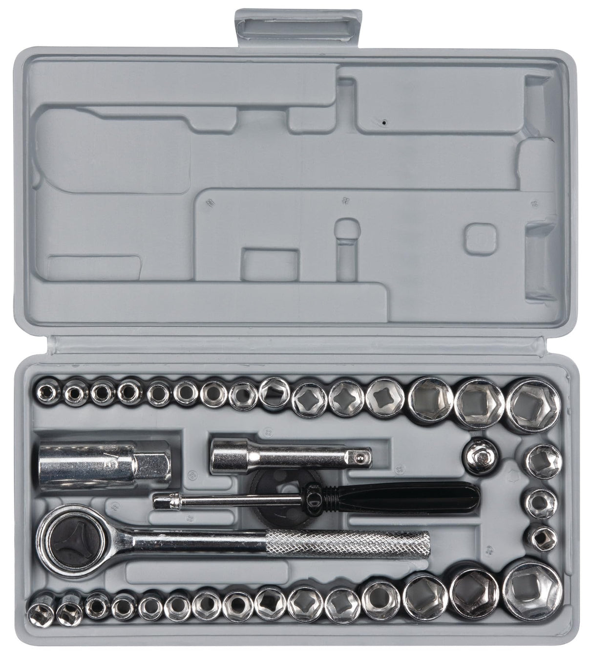 Performance Tool W1173 SAE/Metric 40-Piece SAE and Metric Socket Set, 1/4-Inch & 3/8-Inch Drive Performance Tool
