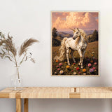 PRSTINCOL Diamond Art Kits for Adults,12x16 Inch DIY Paint by Numbers Kit for Adults,5d DIY Full Drill Round Gem Art Crafts Paintings for Home Wall Decor(Unicorn) PRSTINCOL