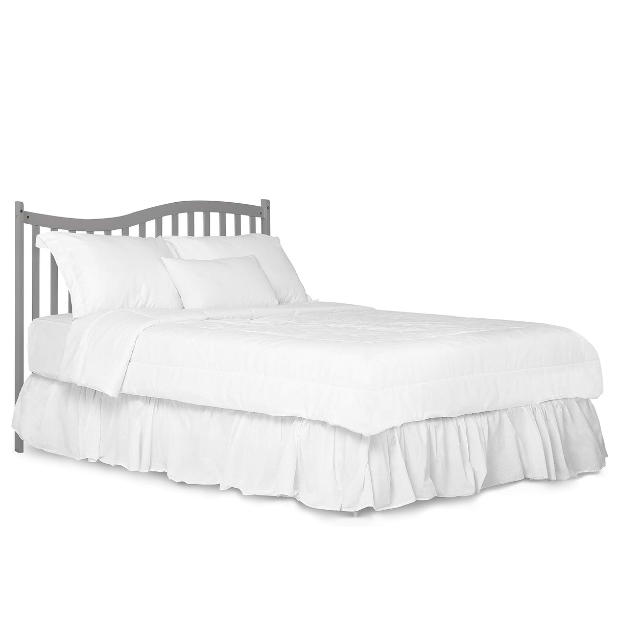 Dream On Me Chelsea 5-in-1 Convertible Crib, Steel Grey Dream On Me