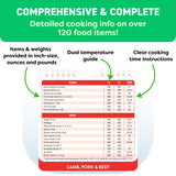 Air Fryer Cheat Sheet Magnets Cooking Guide Booklet - Air Fryer Cookbooks - Air Fryer Liners - Air Fryers Kitchen Gifts Gadgets 2024 - Air Fryer Accessories - Air Fryer Cooking Guide Airfryer Liners Momo & Nashi