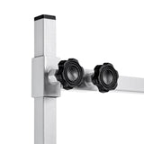 Yaheetech Foldable & Portable Pet Grooming Table for Home - Stainless Steel H-Shape Frame Height Adjustable Pet Beauty Table w/Arm/Noose/Mesh Tray, 45in x 24in Yaheetech