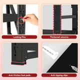 IYANEN 60" W Storage Shelves Heavy Duty, 4 Tier Metal Garage Shelving Units, 5000LBS Heavy Duty Adjustable Shelf, Garage Storage Rack, Industrial Shelving for Shop, Warehouse,60" W x 24" D x 79" H IYANEN