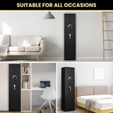 Omethey 4-5 Gun Safe, Gun safes for Home Rifle and Pistols, Quick Access Rifle Safes for Shotguns, Gun Cabinets with Adjustable Racks, Large Space Storage Gun Cabinet Omethey