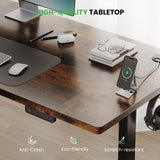 SIAGO Electric Standing Desk Adjustable - 63 x 24 Inch Sit Stand up Desk with Cable Management - 3 Memory Preset Adjustable Height Desk Computer Home Office Desk SIAGO