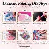 Yezavesu Jesus Diamond Art Kits for Adults, Jesus 5D Diamond Painting Kit for Beginners, DIY Round Full Drill Painting with Gem Art Kits for Home Wall Decor 12x 16 Inch Yezavesu