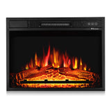 TURBRO Fireside FS23 Realistic Flames Electric Fireplace, Remote Control, 3 Adjustable Brightness Flames TURBRO