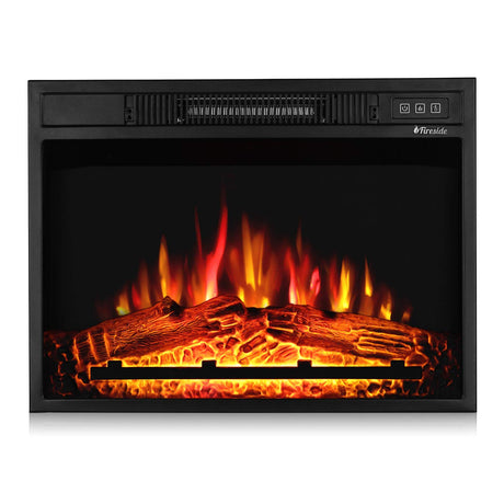 TURBRO Fireside FS23 Realistic Flames Electric Fireplace, Remote Control, 3 Adjustable Brightness Flames TURBRO