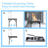 Dog Grooming Table for Dogs at Home, Dog Grooming Harness Pet Grooming Table Dog Grooming Table for Large Dogs Small Dog Grooming Tables Arm for Small Dogs Dog Washing Station Dog Grooming Sling Stand Capacmkseh
