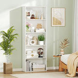 Giantex 5-Tier Bookshelf, Freestanding Bookcase with 5 Open Shelf, Modern Display Shelf, Storage Organizer for Living Room Bedroom Home Office Giantex