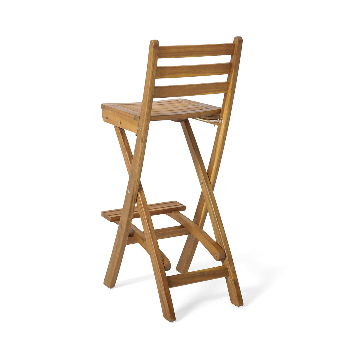 Christopher Knight Home Tundra Outdoor Foldable Wood Barstool Set, 2-Pcs Set, Natural Christopher Knight Home