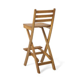 Christopher Knight Home Tundra Outdoor Foldable Wood Barstool Set, 2-Pcs Set, Natural Christopher Knight Home