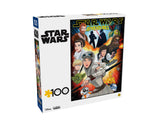 Buffalo Games - Star Wars - Adventures - 100 Piece Jigsaw Puzzle for Families -Challenging Puzzle Perfect for Game Nights - Finished Size is 15.00 x 11.00 Buffalo Games