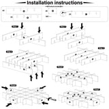 Suzile Rustic Brown Oversize Coffee Mug Display Rack Wooden Display Shelves Rustic Wooden Floating Curio Shelf Travel Mug Shelf Wall Mounted Coffee Suzile