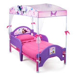Delta Children's Products Minnie Mouse Canopy Toddler Bed,Purple Delta Children