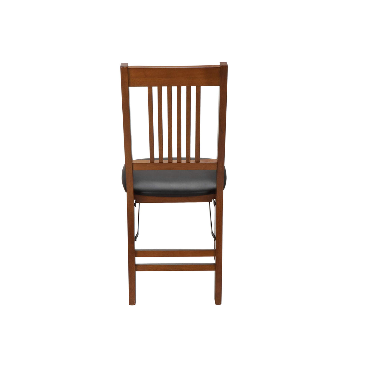 Meco STAKMORE True Mission Folding Chair Fruitwood Finish, Set of 2 MECO