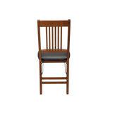 Meco STAKMORE True Mission Folding Chair Fruitwood Finish, Set of 2 MECO