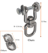 Upgraded 360° Swivel Heavy Bag Mount for Punching Bag Hanger. Heavy Bag Hanger for Yoga, Gym, Swing Chairs, and Hammocks Heavy Bag Mount. Punching Bag Hanger, Box Bag Hanger for Hanging Heavy Bag. Firofend