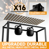 cynnda 5-Tier 60”W x 24”D x 72”H Garage Shelving 5-Tier Storage Shelves 3000LBS Heavy Duty Metal Shelf Adjustable Rack Units Suitable for Garage Basement Kitchen Warehouse Utility Shelves (Black) cynnda