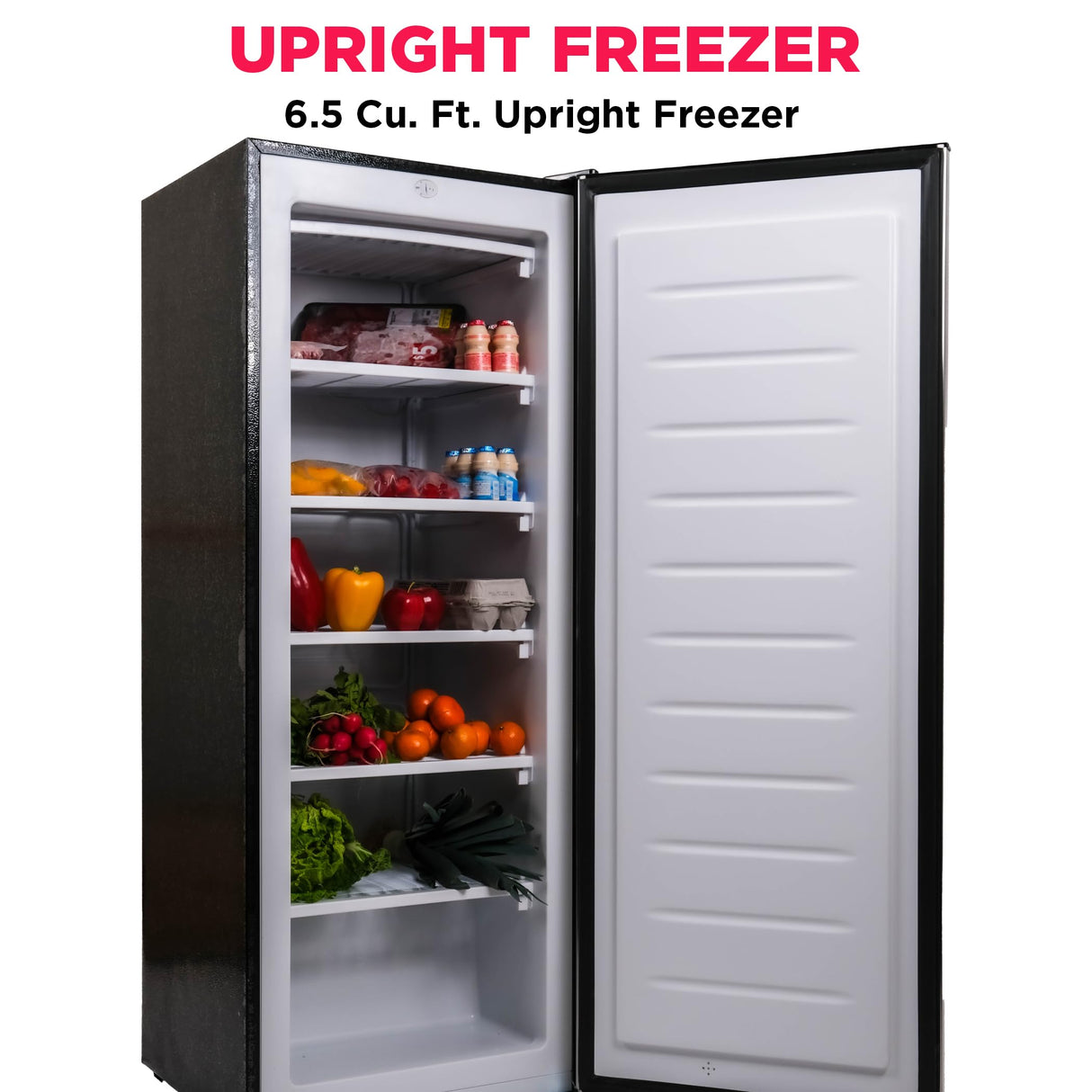 Frigidaire EFRF696-AMZ Upright Freezer 6.5 cu ft Stainless Platinum Design Series, Silver Frigidaire