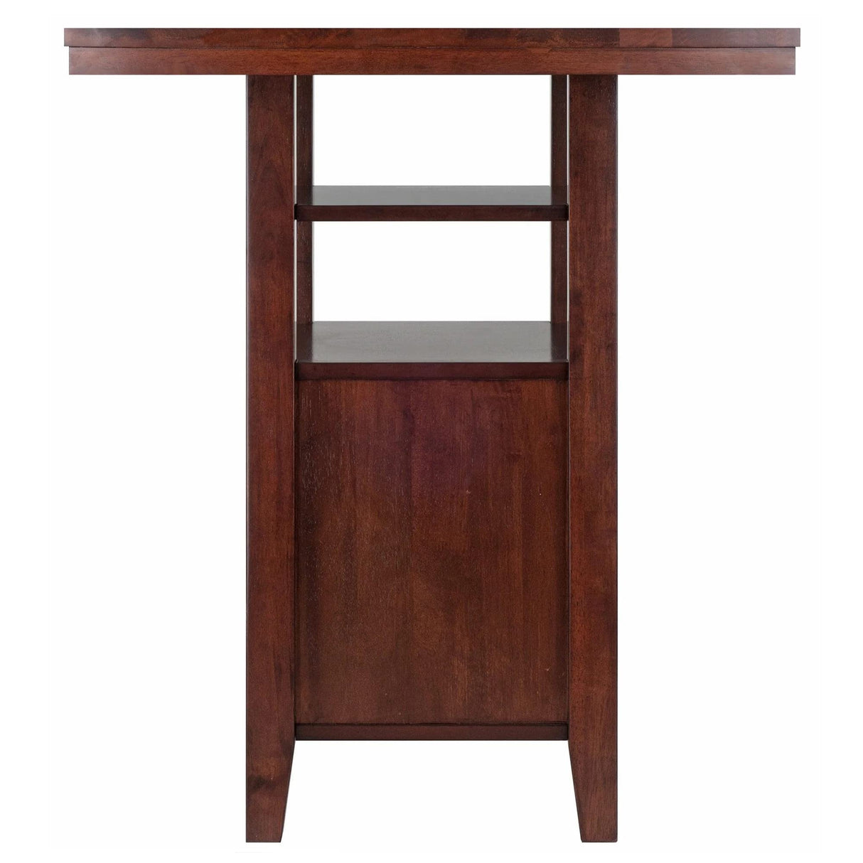 Winsome Albany High Dining Table, Walnut, 29.92 in x 41.73 in x 35.83 in Winsome
