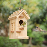 Wooden Bird House Kit,Birdhouse Kits for Adults to Build,Bird Houses for Outside,Woodworking Adult Crafts & DIY Bird House XDYGHH