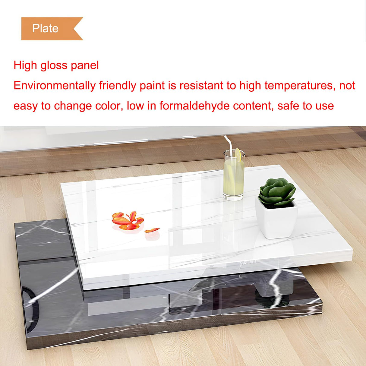 Modern Reception Desk with Counter, Salon Reception Desk with Lockable Drawer & Door Cabinet & Light Strip Receptionist for Office Boutique Lobby Shop cartBit