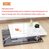 Modern Reception Desk with Counter, Salon Reception Desk with Lockable Drawer & Door Cabinet & Light Strip Receptionist for Office Boutique Lobby Shop cartBit