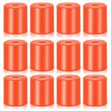 12 Pcs 3D Printer Heatbed Parts Silicone Leveling Solid Bed Mount Heat Resistant 3D Printer Parts Heat Buffer Silicone Heat Bed Parts Compatible with CR-10 Ender 3 Bottom Connect (Brown, 0.7 Inches) Tondiamo
