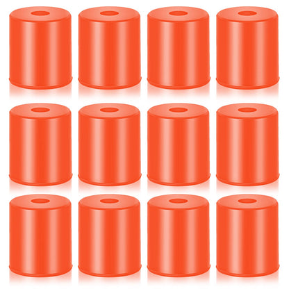 12 Pcs 3D Printer Heatbed Parts Silicone Leveling Solid Bed Mount Heat Resistant 3D Printer Parts Heat Buffer Silicone Heat Bed Parts Compatible with CR-10 Ender 3 Bottom Connect (Brown, 0.7  - WoodArtSupply