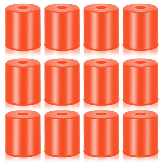 12 Pcs 3D Printer Heatbed Parts Silicone Leveling Solid Bed Mount Heat Resistant 3D Printer Parts Heat Buffer Silicone Heat Bed Parts Compatible with CR-10 Ender 3 Bottom Connect (Brown, 0.7  - WoodArtSupply