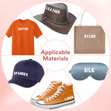 10 Sheets 1660 Pieces Iron on Letters and Numbers for Clothing, 1 Inch White Iron on Vinyl Letters with A-Z Heat Transfer Letters 0-9 Iron on Numbers PU Alphabet Sticker for T-Shirt Printing DIY Craft Comkrivy