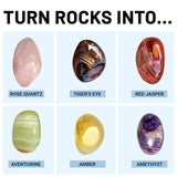 Leegol Electric 1LB Rock Tumbler – Rotary Rock Polisher with 7-Day Timer Leegol Electric