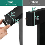 DWVO 55-75 Gallon Aquarium Stand with Power Outlets, Cabinet for Fish Tank Accessories Storage - Heavy Duty Metal Fish Tank Stand Suitable for Turtle Tank, Reptile Terrarium, 860LBS Capacity, Black DWVO