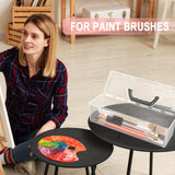 Vowcarol Acrylic Paint Storage Box, 30 Bottles Capacity Acrylic Paint Organizer for 2 fl. oz Bottles, Craft Organizer Vowcarol